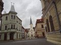 Kassa - utca reszlet - szemben a reformatus templom